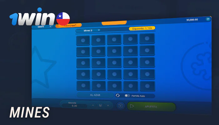 Juega a los juegos de Mines en la página web del casino 1Win